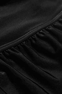 HAMPTONS PLUNGE NECK MULTIWAY SWIMSUIT - BLACK