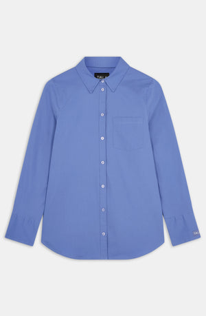 POPLIN SHIRT - POSITANO BLUE
