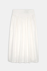 Poplin Maxi Skirt - Coconut Milk