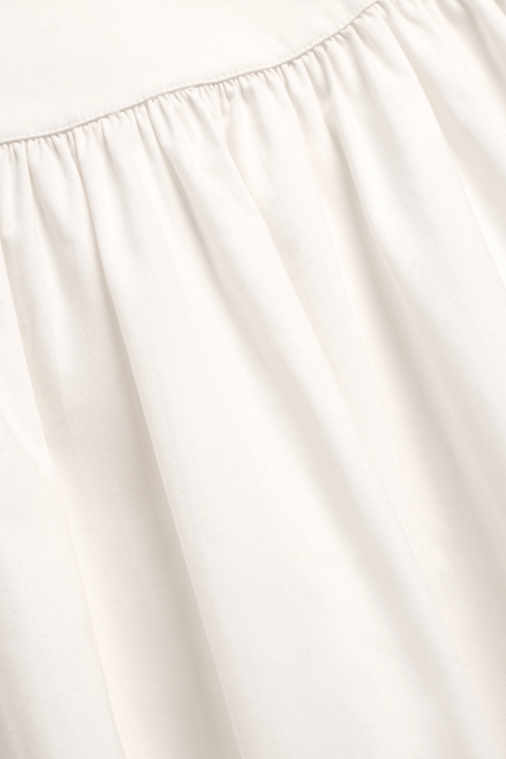 POPLIN MAXI SKIRT - COCONUT MILK