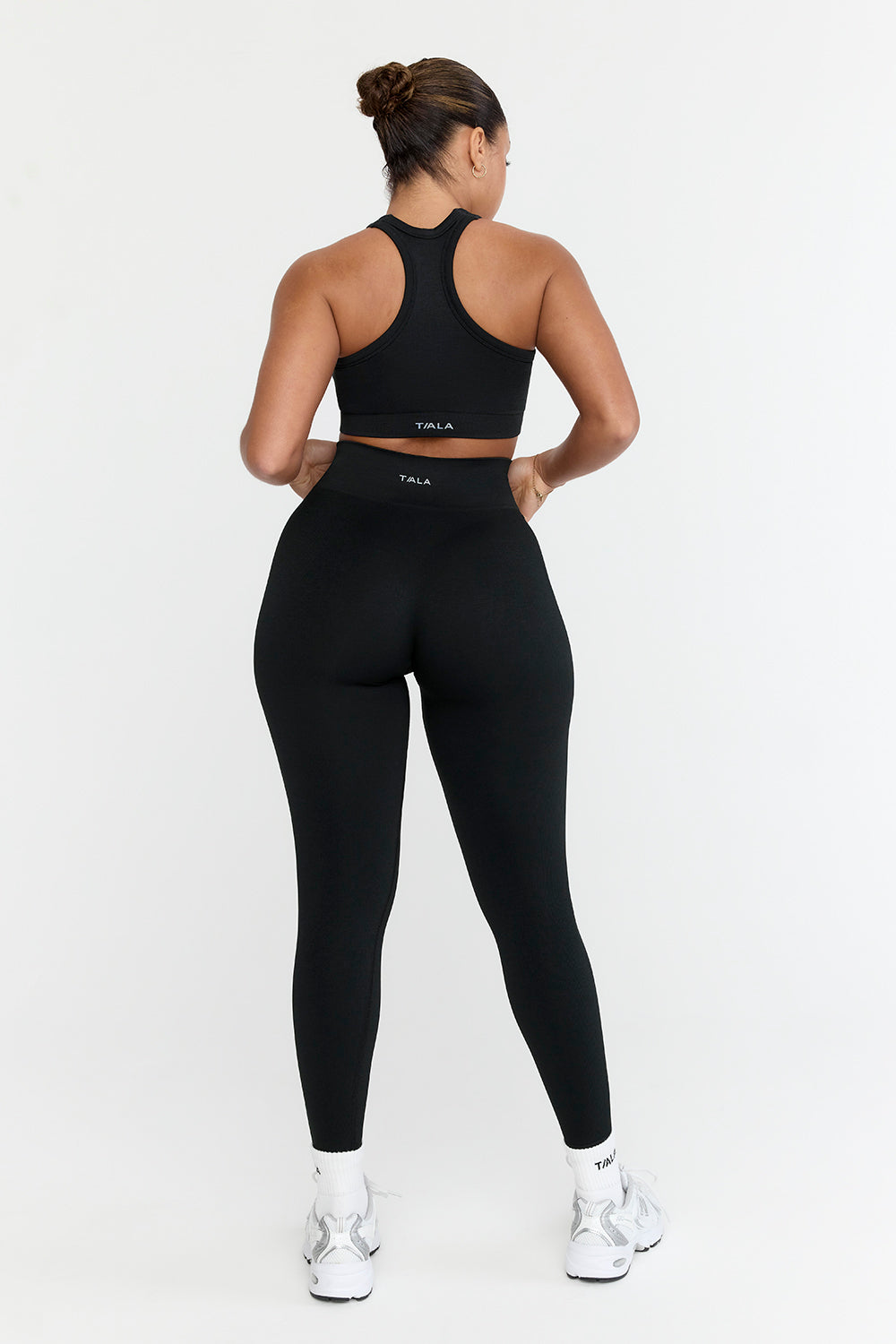 Women's Full Length Stretch High Waist Zip Pocket Workout Yoga Running  Seamless Leggings White S - Walmart.com