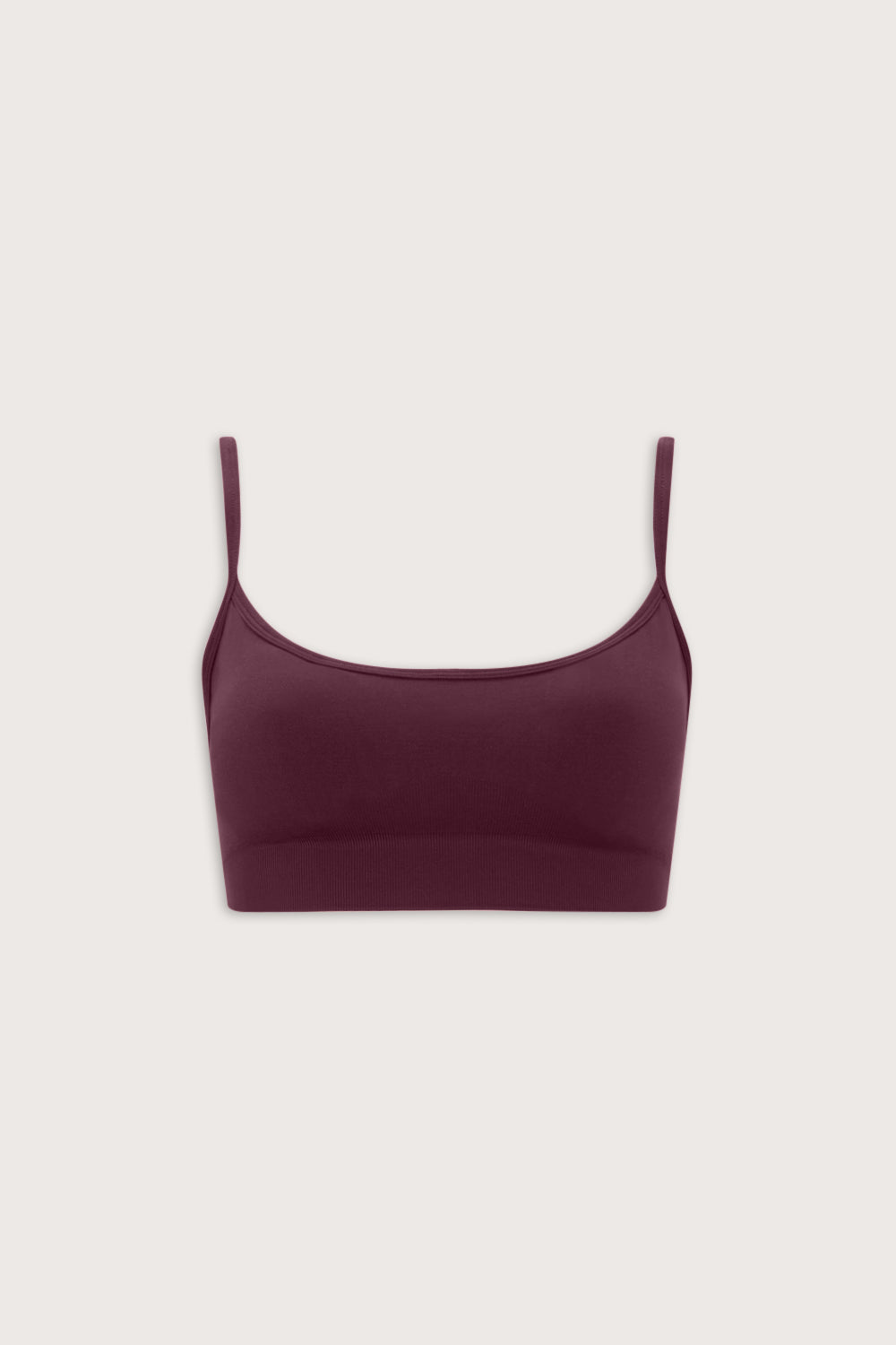 Sculpt Seamless Bandeau Sports Bra - Fig