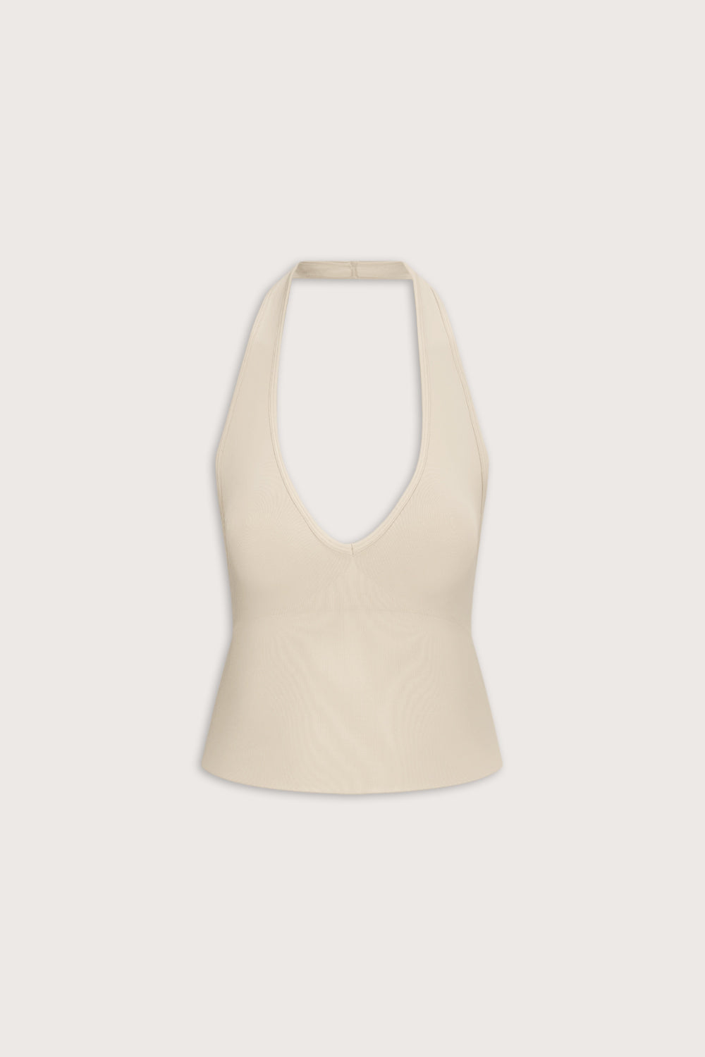 Sculpt Seamless Halter Tank - Chai