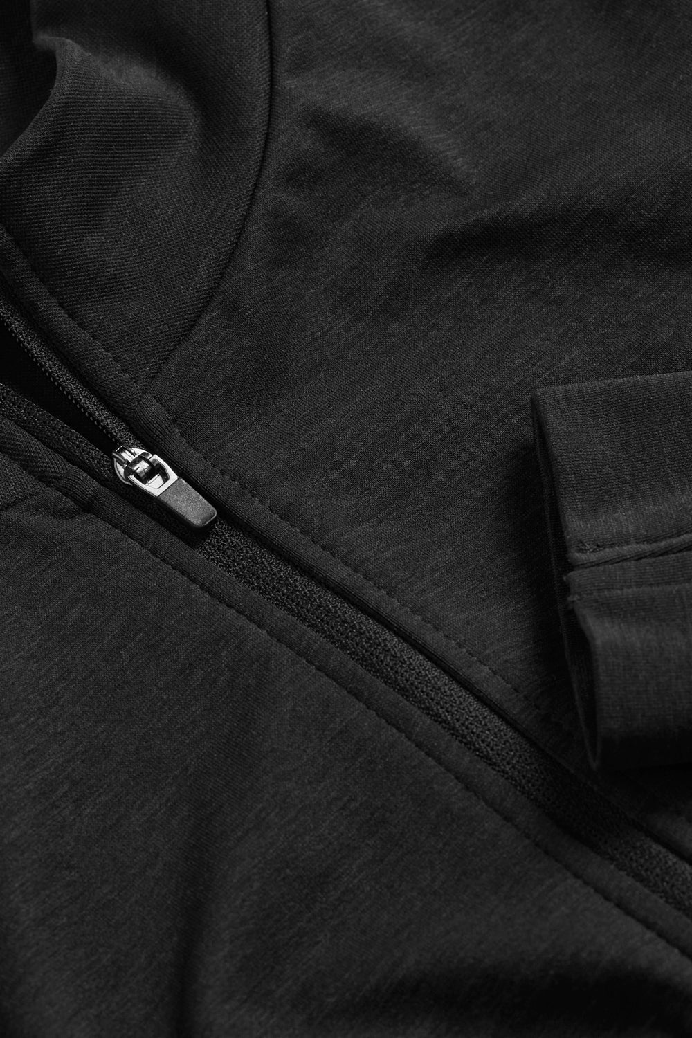 Sculpt Seamless Longline Jacket - Black Marl