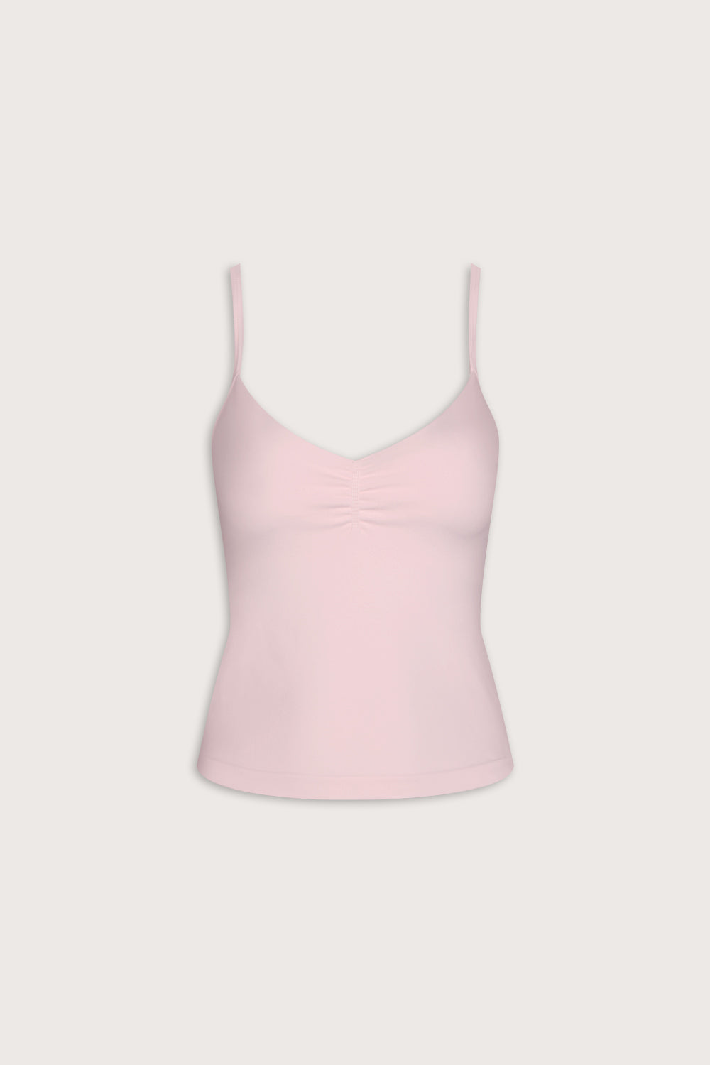 Sculpt Seamless Ruched Vest - Baby Pink