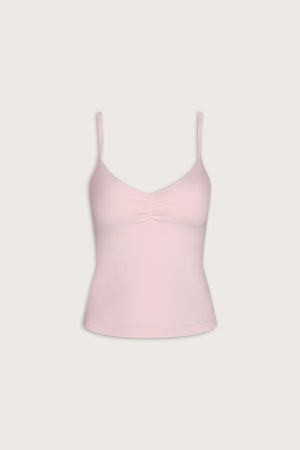 Sculpt Seamless Ruched Vest - Baby Pink