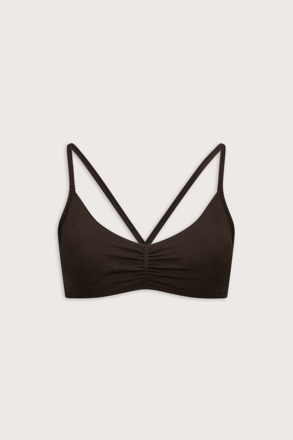 Sculpt Seamless Ruched Cross Back Sports Bra - Americano – TALA