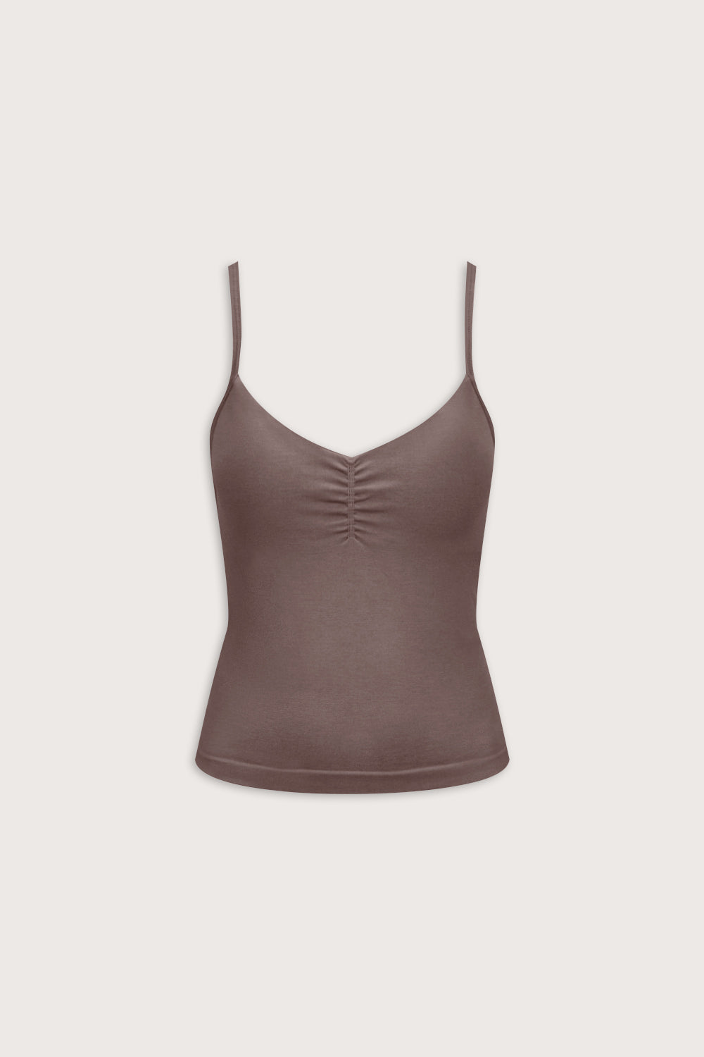 Sculpt Seamless Ruched Vest - Dark Truffle