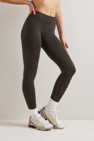 Sculpt Seamless Scrunch Legging - Espresso Brown