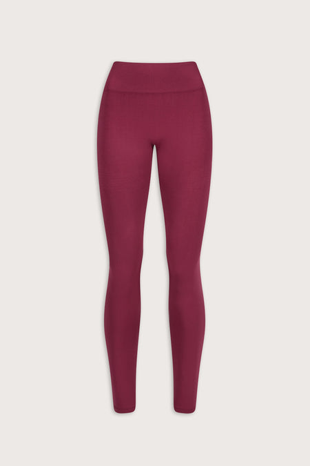 Sculpt Seamless Scrunch Legging - Cherry Red