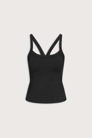 Sculpt Seamless Wide Scoop Neck Cami - Black
