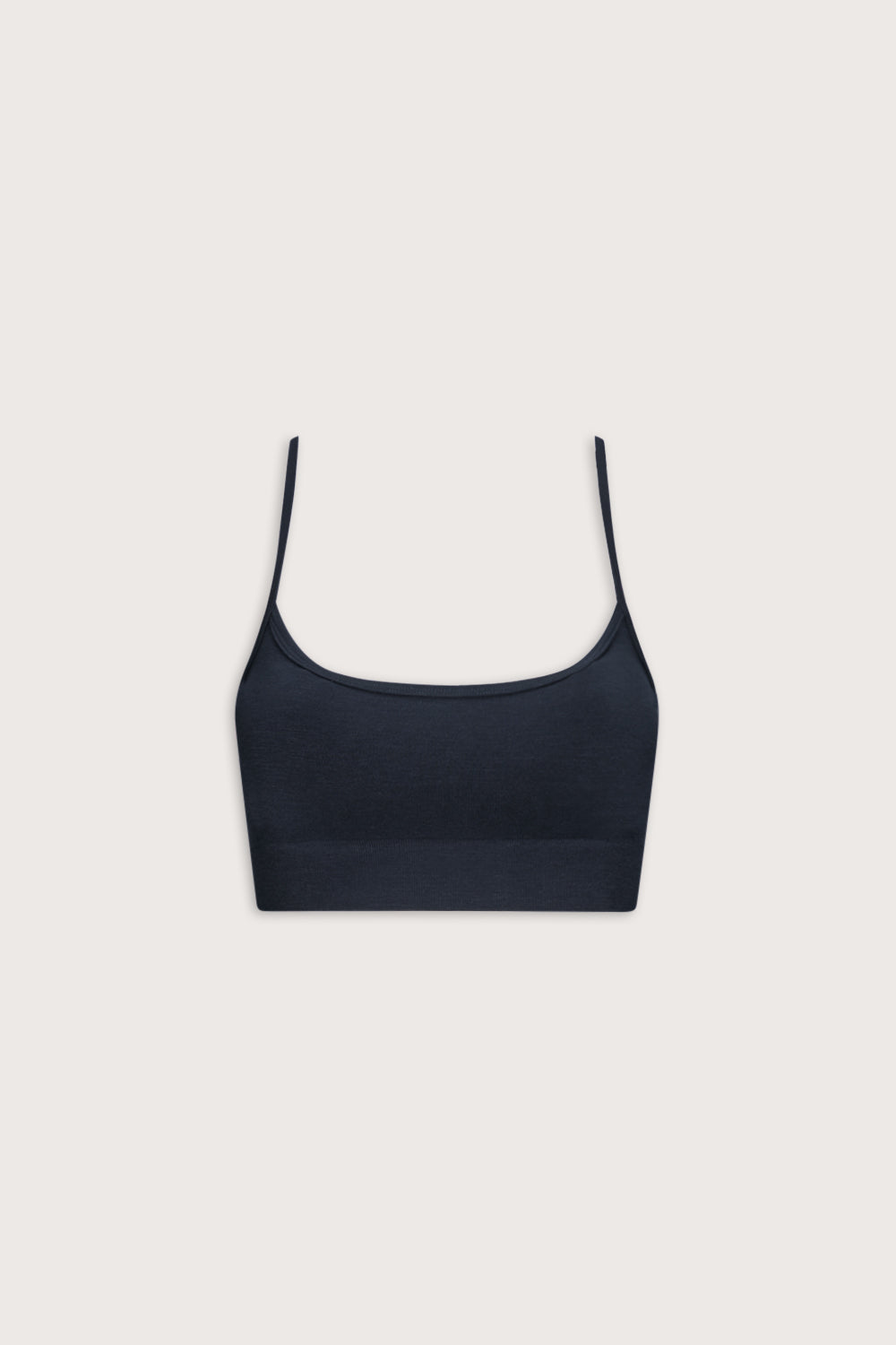 Sculpt Seamless Bandeau Sports Bra - Navy Marl