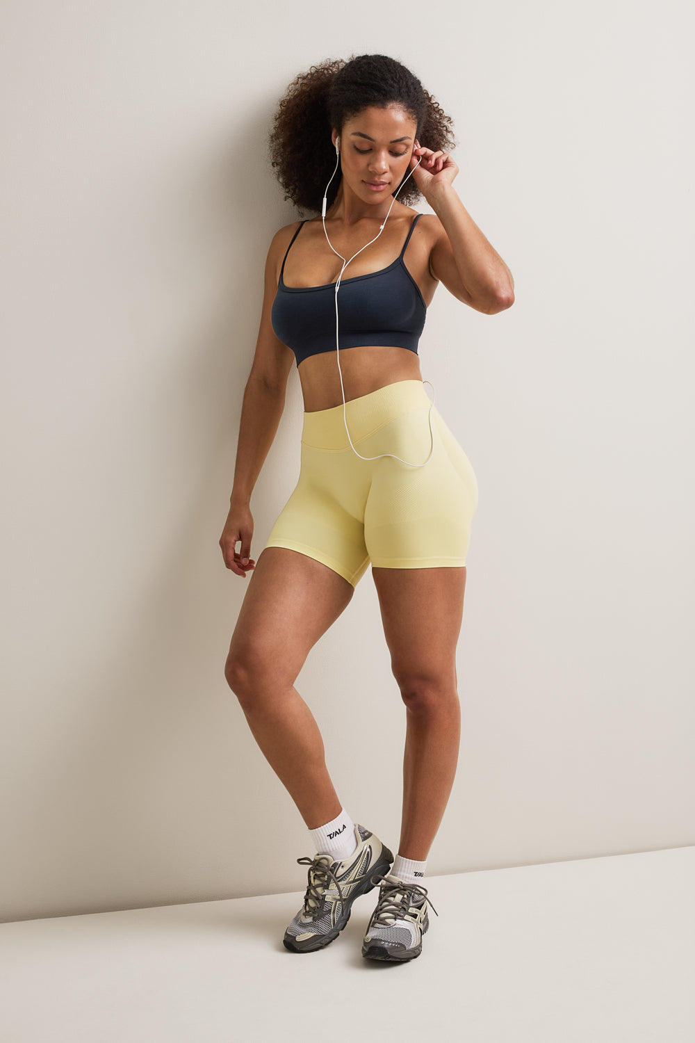 Sculpt Seamless Bandeau Sports Bra - Navy Marl
