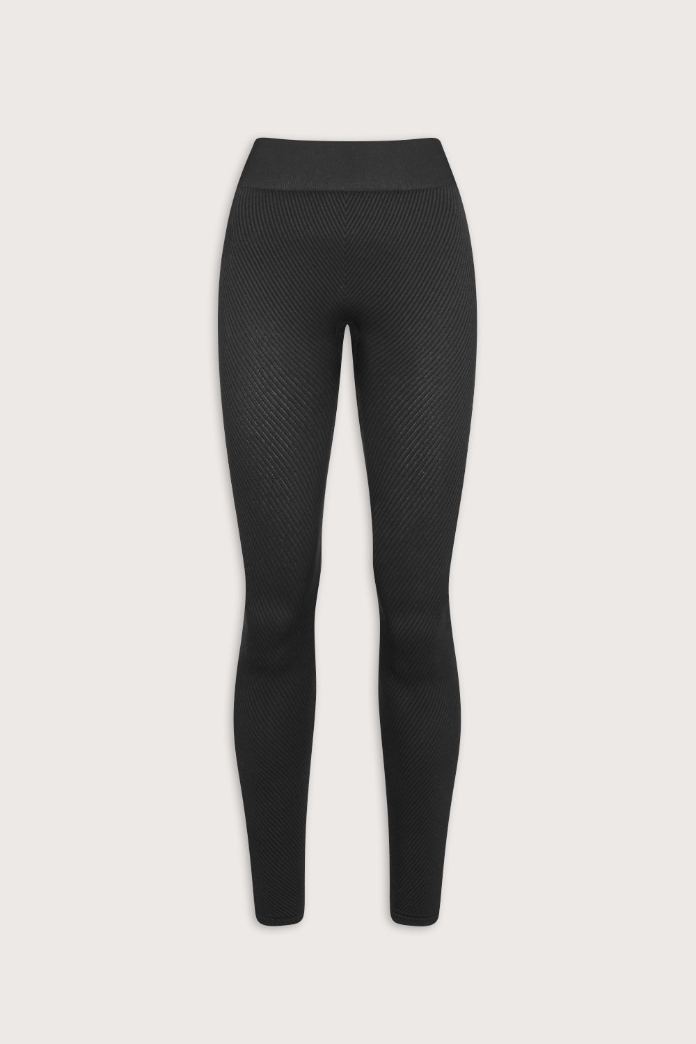 Seamless Rib Legging - Vintage Black