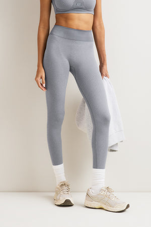 Seamless Rib Legging - Vintage Grey