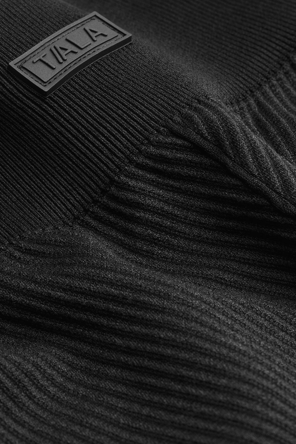 Seamless Rib Shorts - Vintage Black