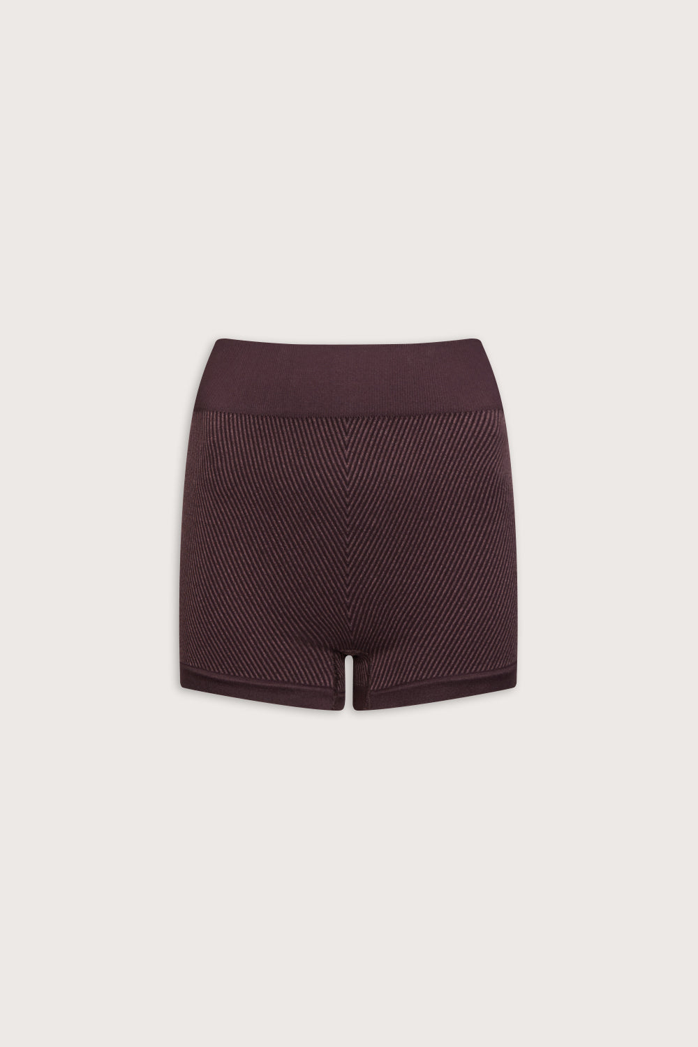 Seamless Rib Shorts - Vintage Brown