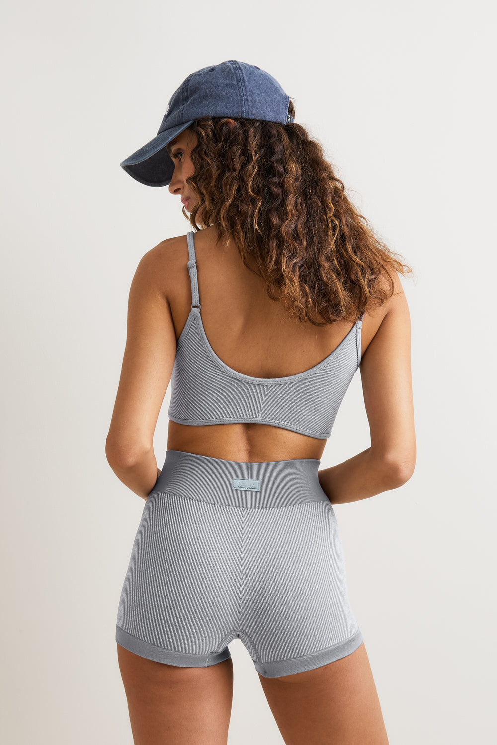 Seamless Rib Shorts - Vintage Grey