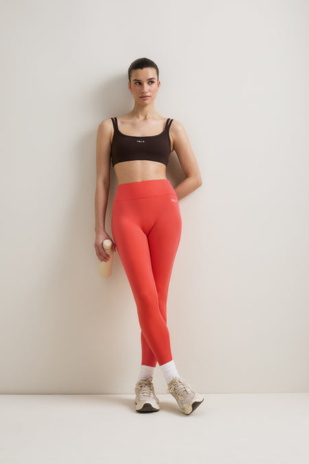 SkinLuxe No Front Seam Legging - Coral