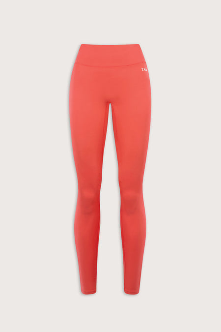 SkinLuxe No Front Seam Legging - Coral