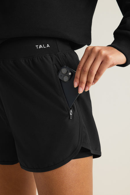 SkinLuxe Built-In 2In1 Short - Shadow Black