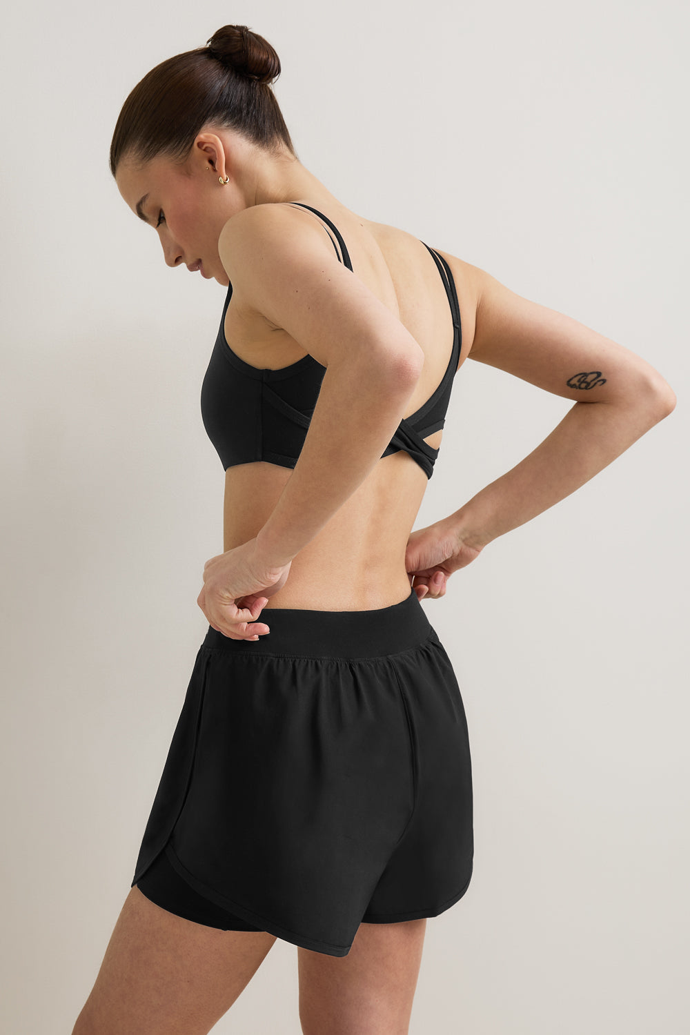 SkinLuxe Built-In 2In1 Short - Shadow Black