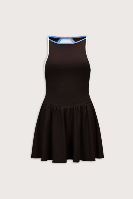 SkinLuxe Boat Neck Active Dress - Americano