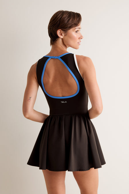 SkinLuxe Boat Neck Active Dress - Americano