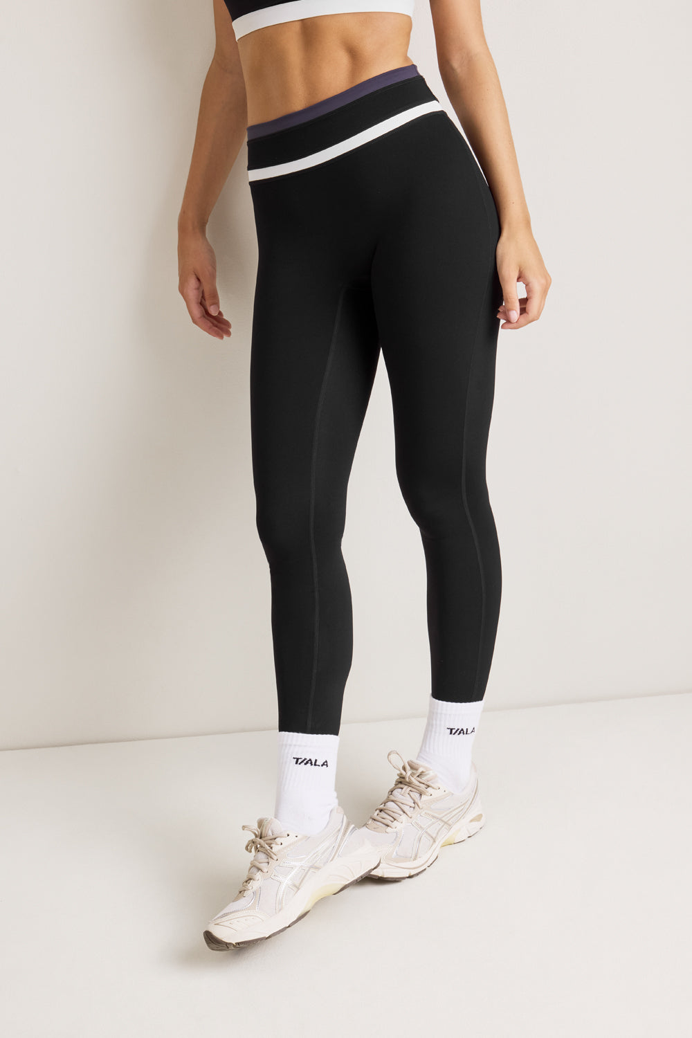 SkinLuxe Contrast High Waist Legging  - Black
