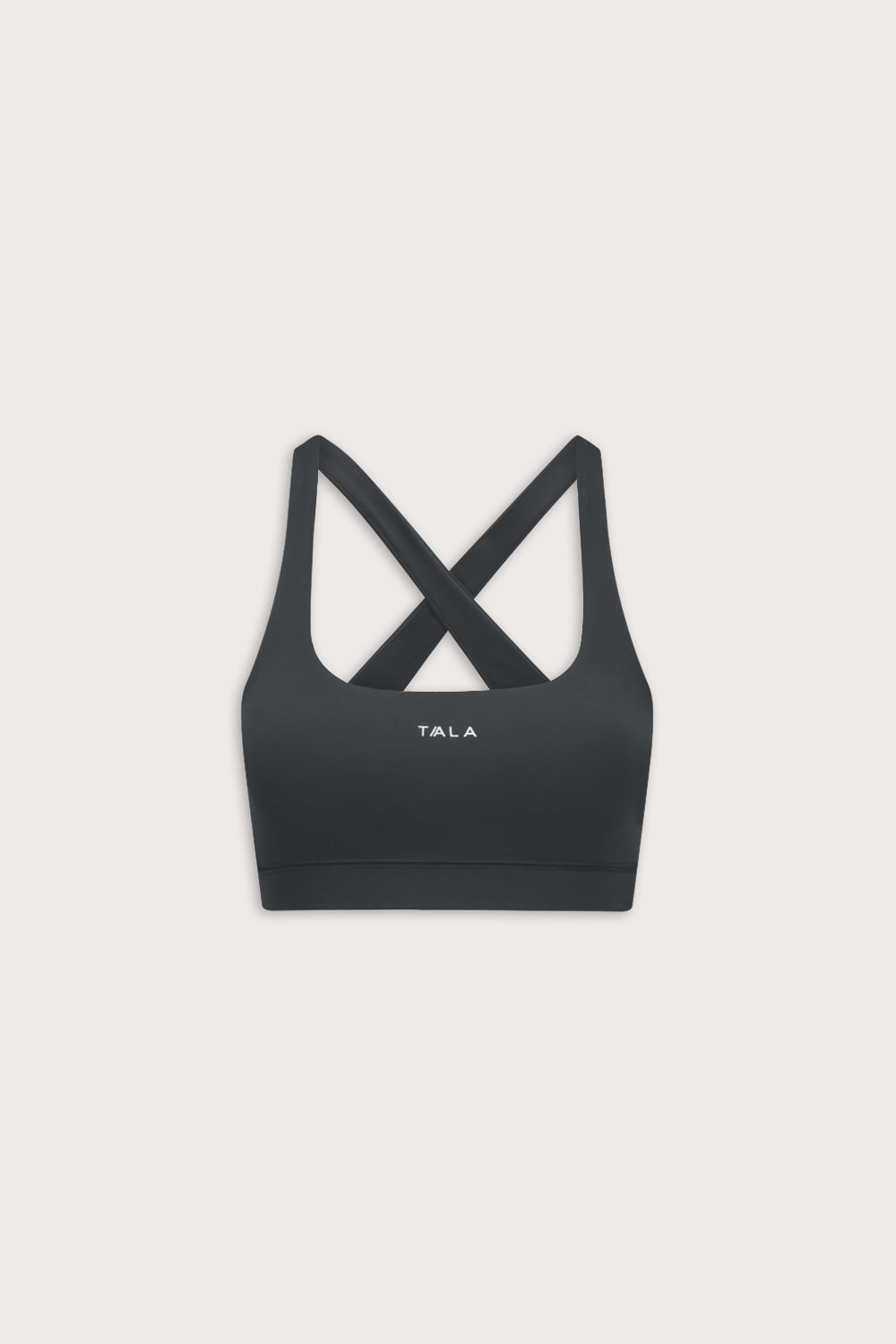 SkinLuxe Cross Back Sports Bra - Slate Green