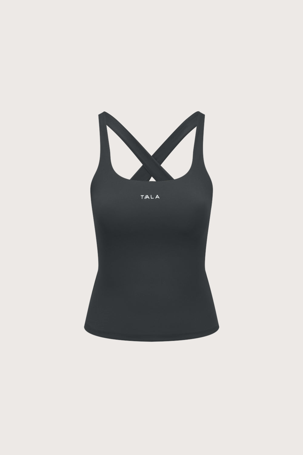 SkinLuxe Cross Back Vest - Slate Green