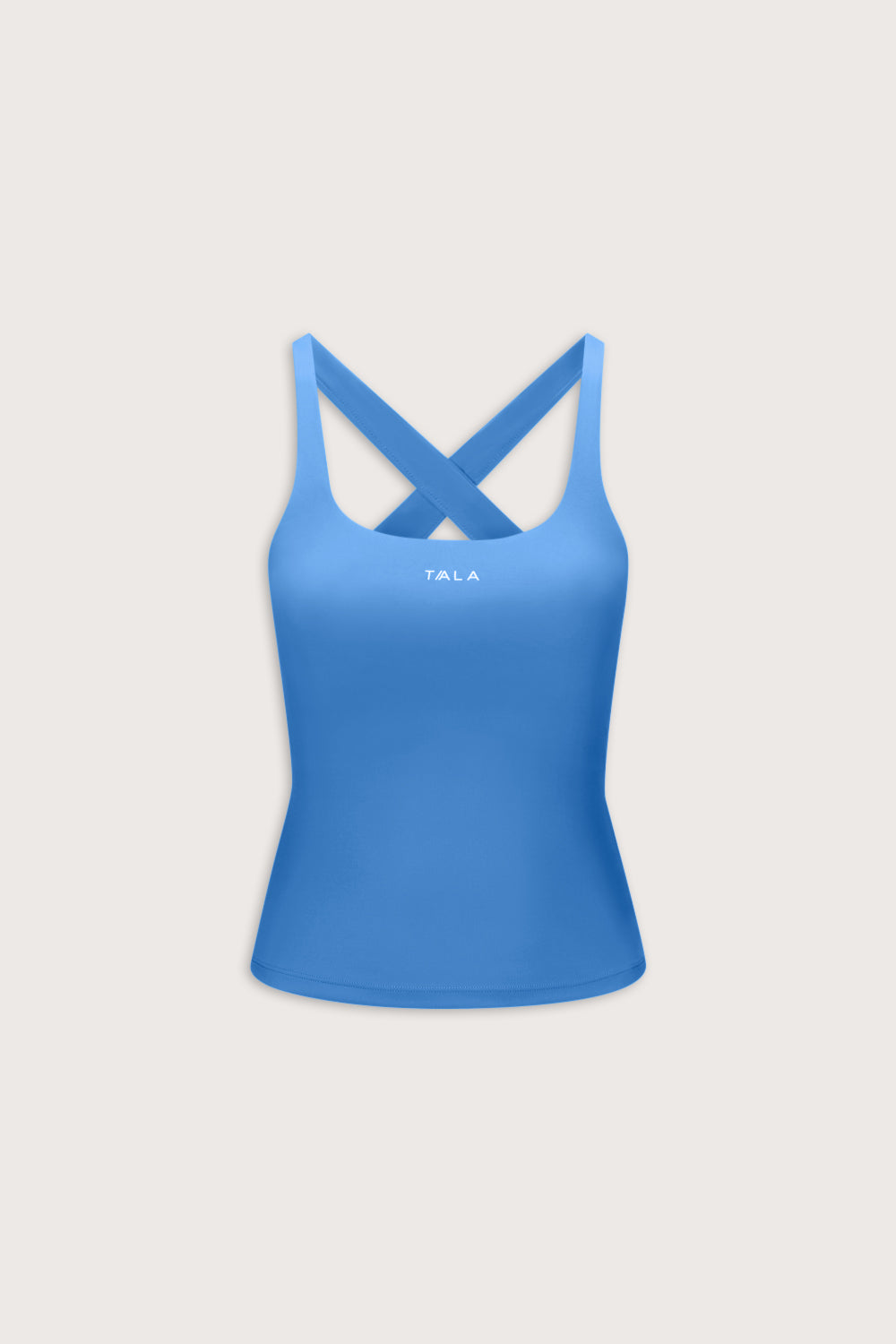 SkinLuxe Cross Back Vest - Cobalt Blue