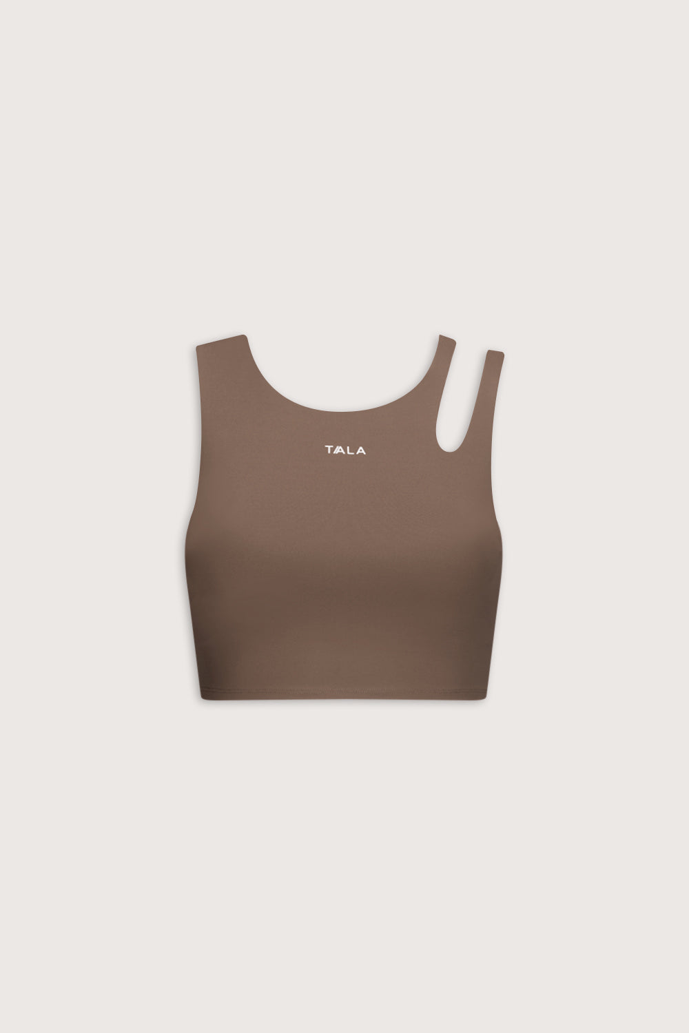 SkinLuxe Longline Sports Bra - Cortado Brown