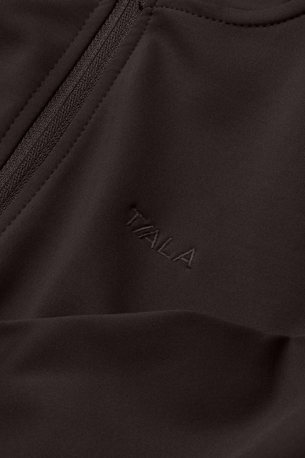 SkinLuxe Fleece Zip Through Jacket - Americano
