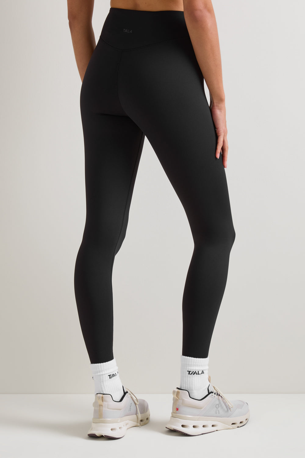 SkinLuxe Fleece High Waisted Legging - Shadow Black