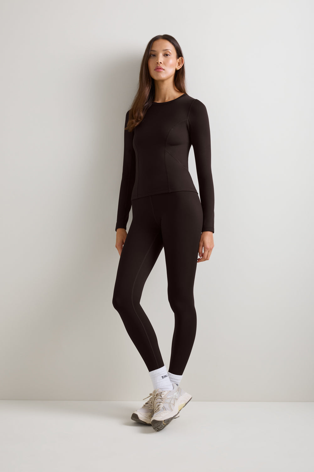 SkinLuxe Fleece Top - Americano