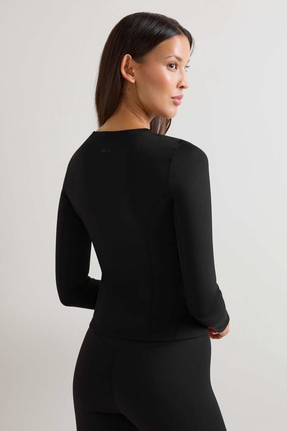 SkinLuxe Fleece Top - Black