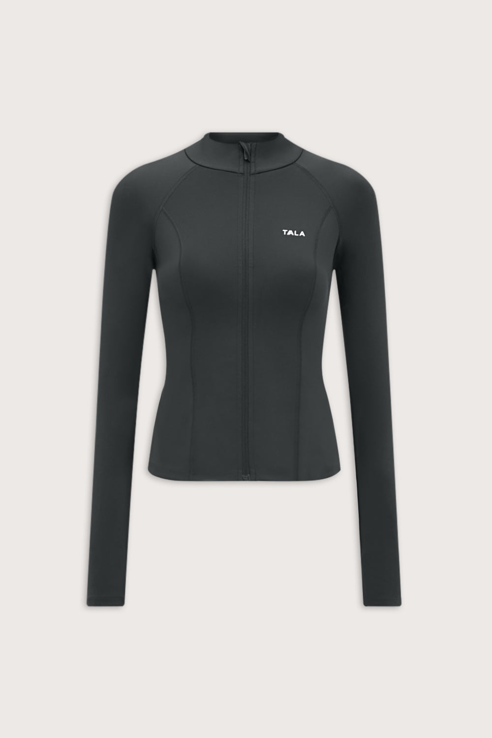 SkinLuxe Zip Through Jacket - Slate Green
