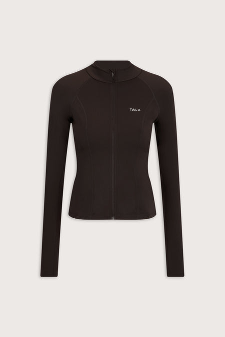 SkinLuxe Zip Through Jacket - Americano