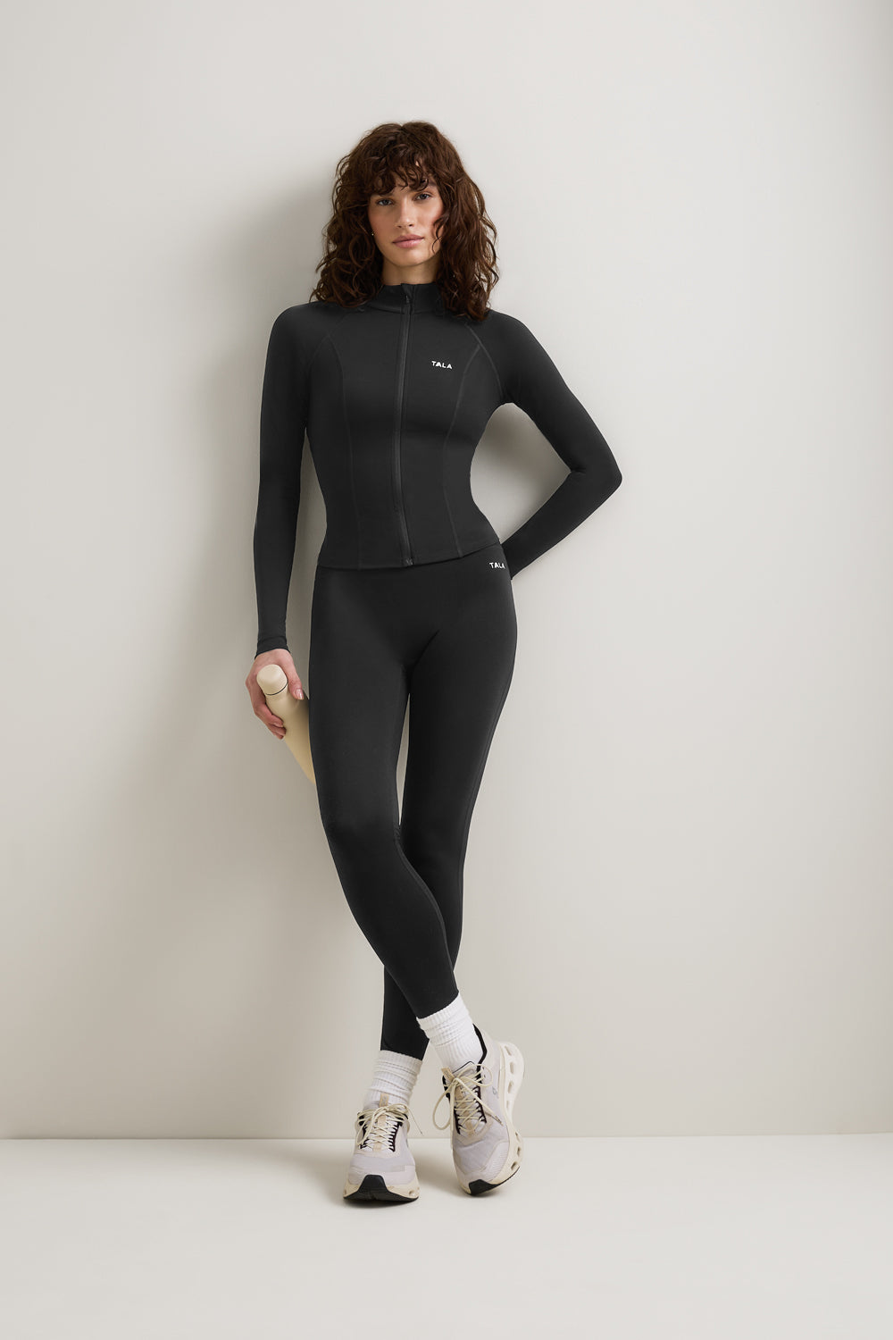 SkinLuxe Zip Through Jacket - Shadow Black