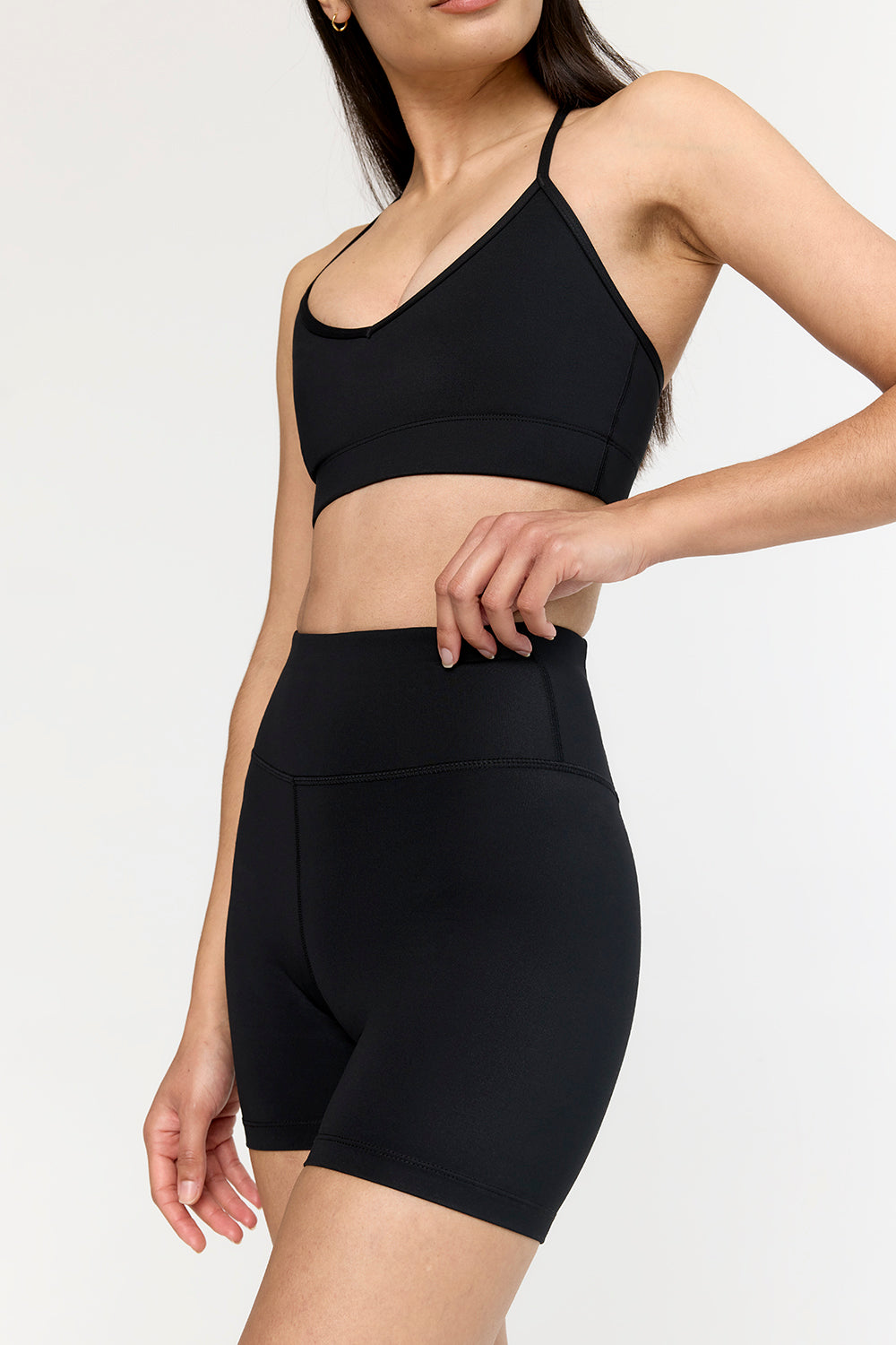 Souluxe Black Essential Sports Cycling Shorts