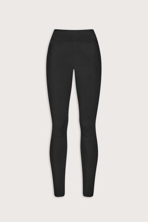 SkinLuxe High Waisted Legging - Shadow Black