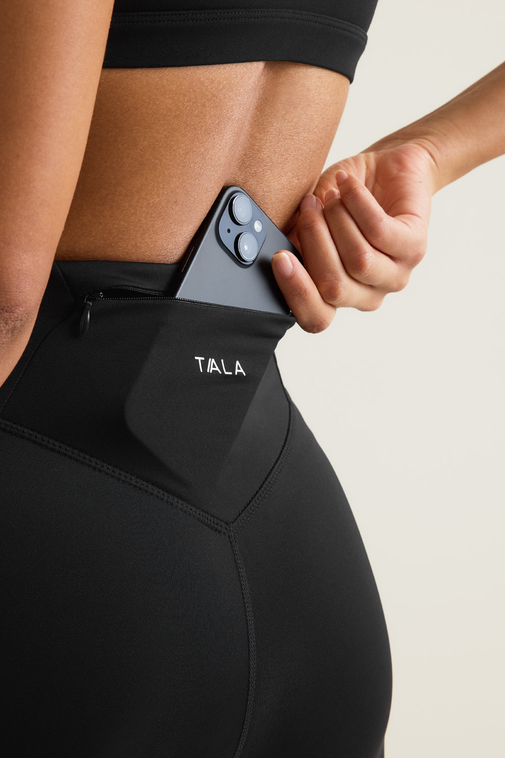 SkinLuxe High Waisted Legging - Shadow Black