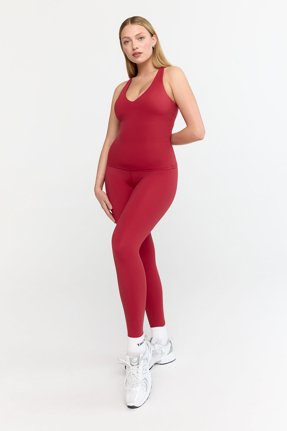 SKINLUXE HIGH WAISTED LEGGING - RETRO RED – TALA