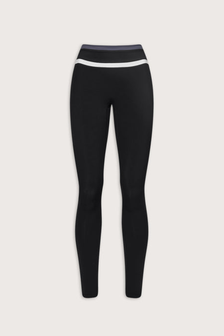 SkinLuxe Contrast High Waist Legging  - Black