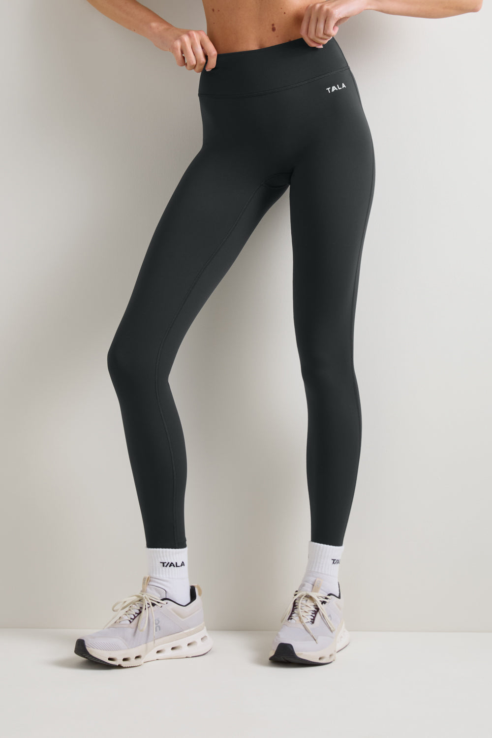 SkinLuxe No Front Seam Legging - Slate Green