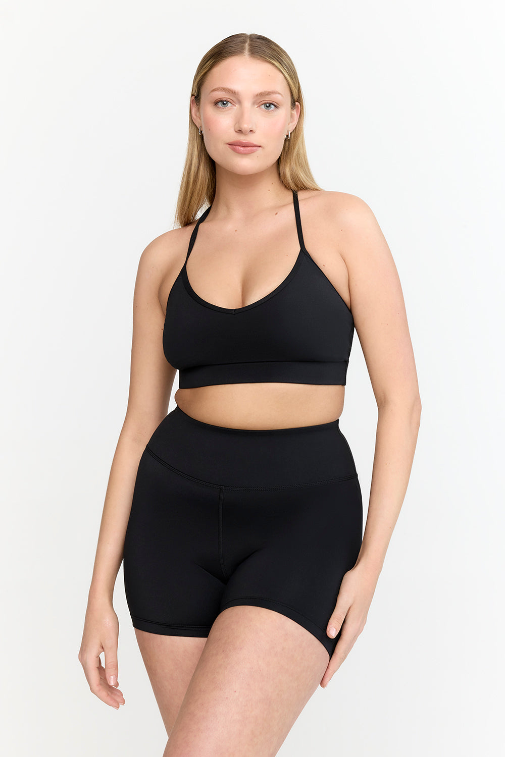 SKINLUXE LIFT SPORTS BRA - SHADOW BLACK – TALA