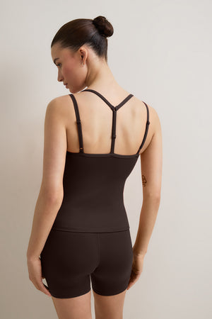 SkinLuxe Split Strap Vest - Americano