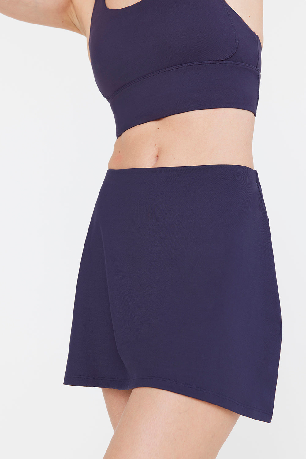 SkinLuxe High Waisted Side Pocket Leggings - Navy