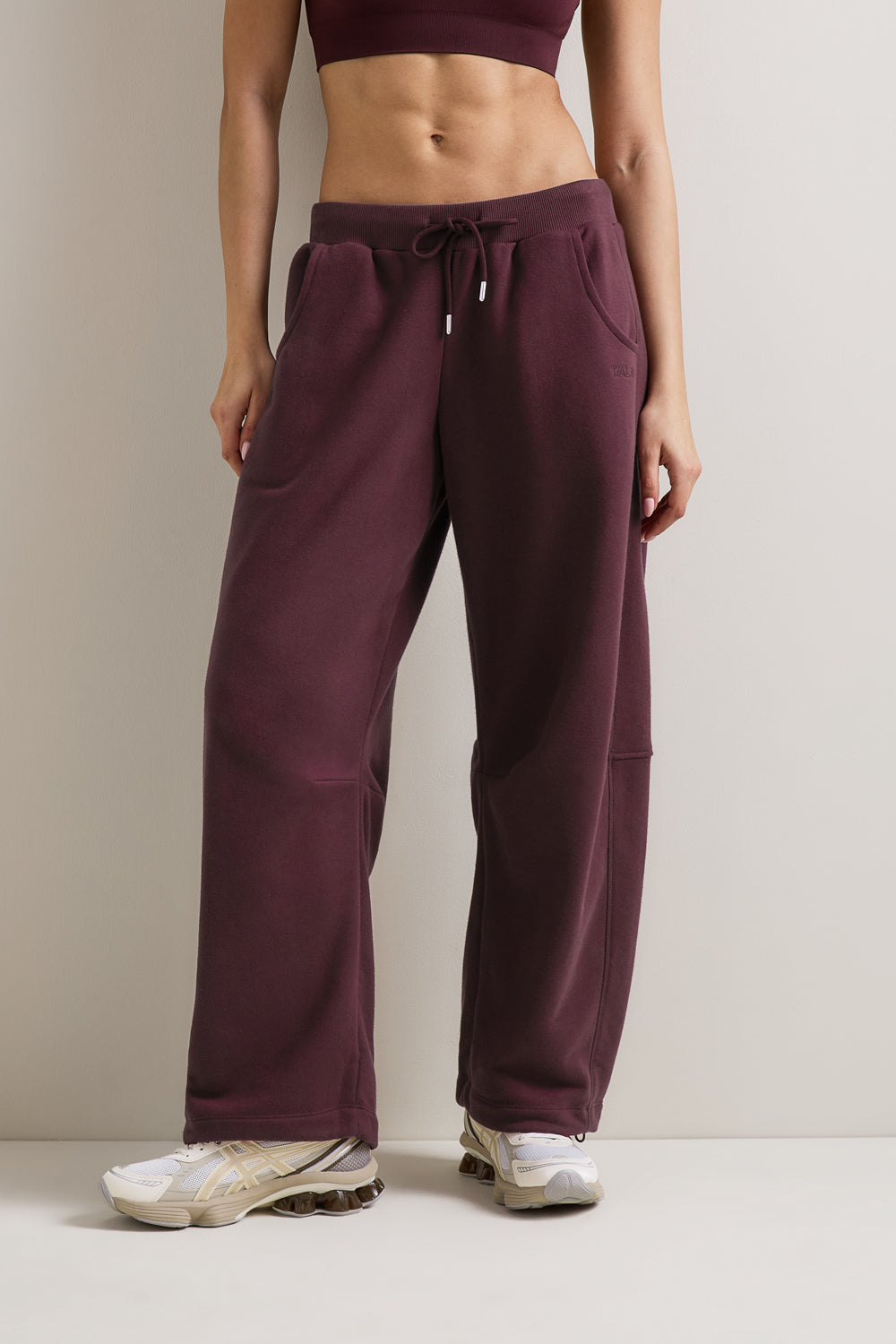 Barrel Leg Jogger - Fig